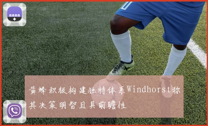 黄蜂积极构建独特体系Windhorst称其决策明智且具前瞻性